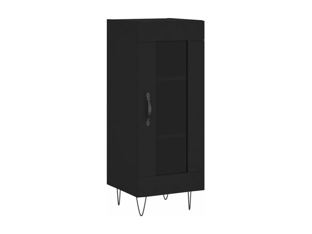 Black Buffet 34.5x34x90 cm Engineered Wood UCGD95269