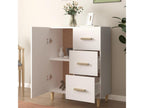 White sideboard 69.5x34x90 cm engineered wood TYEG75857