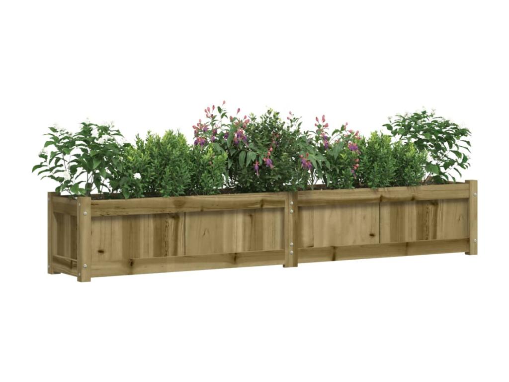2-piece planters made of impregnated pine wood LRDC02820