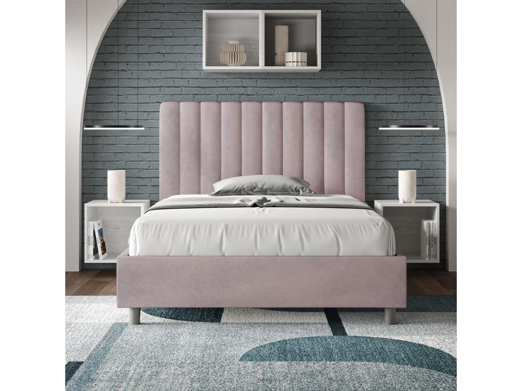 Decohaute GLPV02864 Single Bed with Storage, Upholstered 120x190cm Microfiber