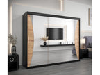 Decohaute Sliding Door Wardrobe 200/250/62 3 Doors Black/Decohaute KCHR11133