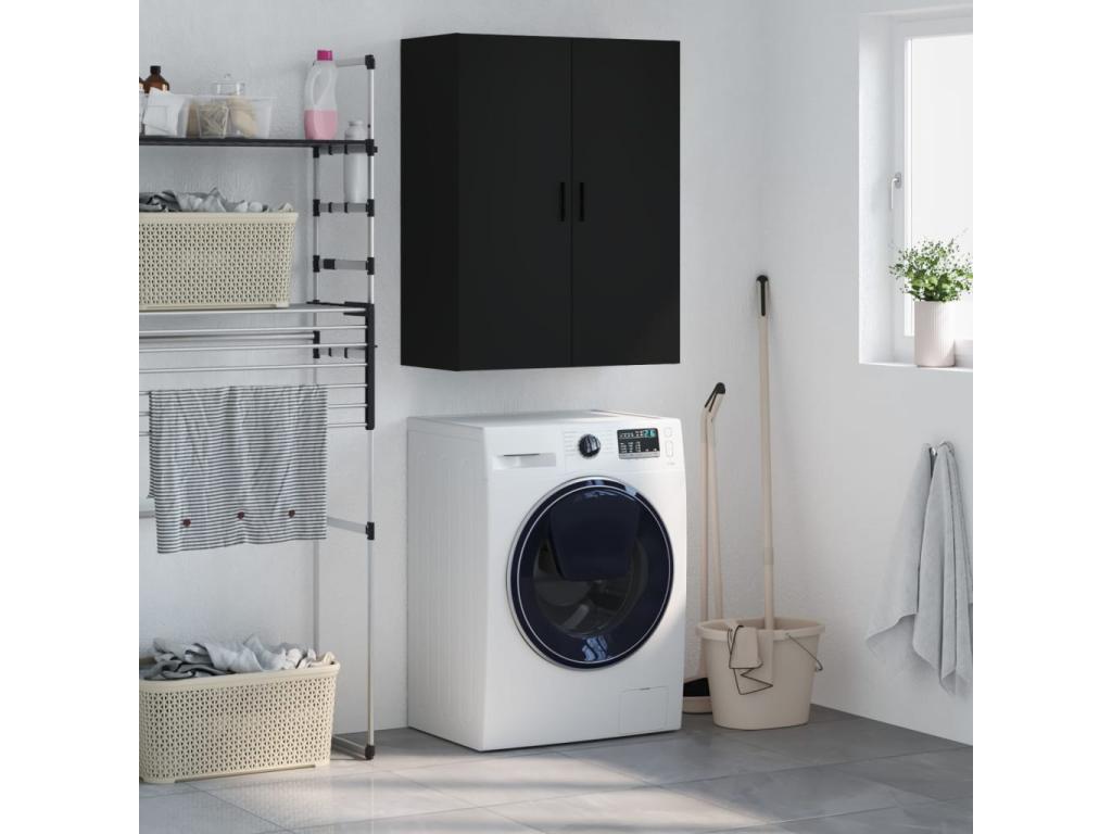 Black wall cabinet 69.5x34x90 cm NWVQ49787