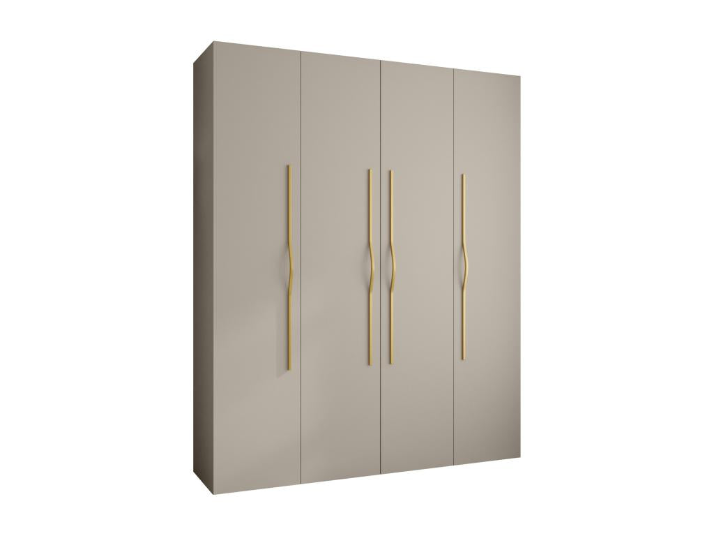 Como 2 245.5/200/40 4-door hinged wardrobe cashmere/gold SWSL68400
