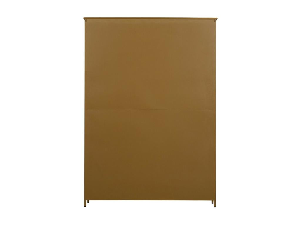 Exhibit XL - 3-door metal display case H200cm - Mustard yellow ICJB77828
