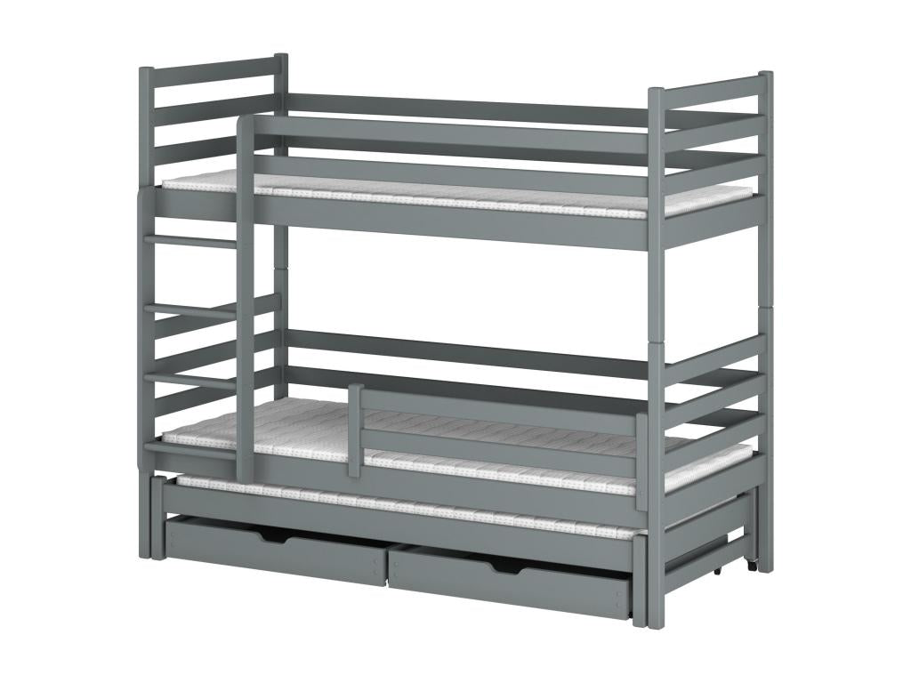 Domopure BB005 Bunk Beds 90x200 cm Grey UCMA70747