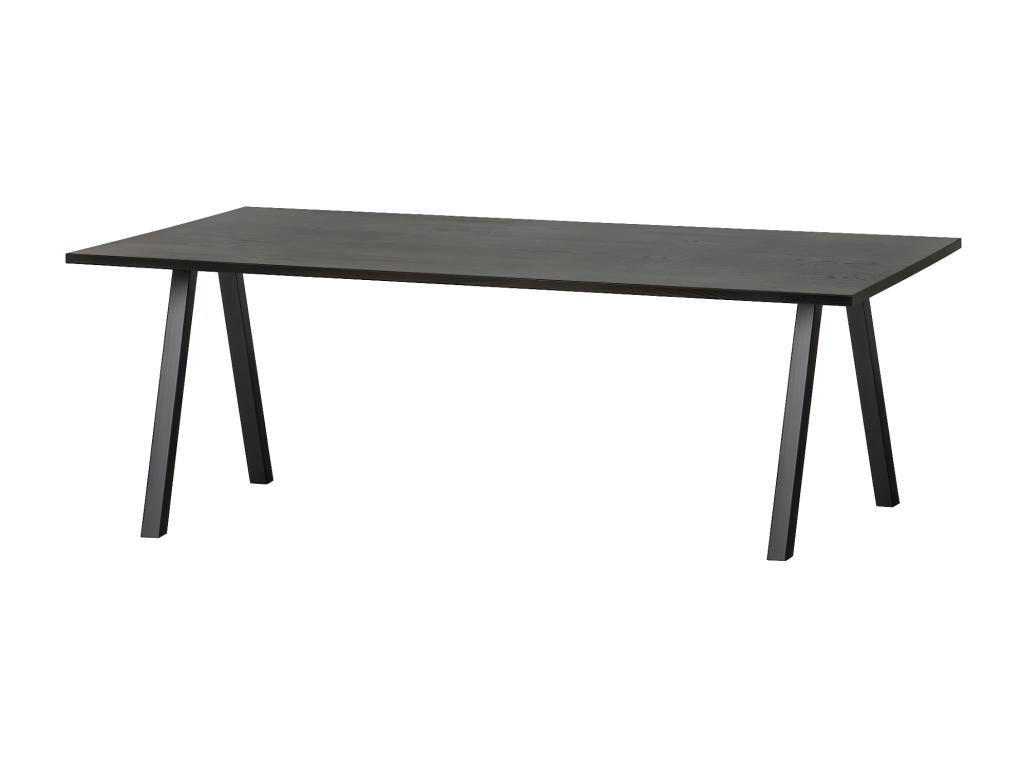 TABLO - Contemporary design black oak dining table DUKB19398