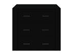 Black Buffet 80x33x70 cm Engineered Wood DZXZ42226