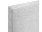 Domopure Aqualine Smooth Fabric Headboard 105x50cm for 105cm Beds - Grey Domopure LBNW75414