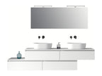 Decohaute 9-piece double vanity unit in matte white GJYY49910
