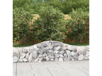 Arched gabion basket 200x30x40-60 Galvanized iron AIUI47006