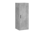 Concrete grey wall cabinet 34.5x34x90 cm engineered wood TOIS90513