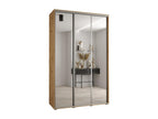 Domopure 2 Sliding Door Wardrobe 235.2/170/60 3 Doors Domopure/Silver PCFU74749