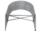 Raised garden bed, brown powder-coated steel, CNPQ65744