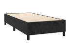 Domopure bed base with mattress and LED, black, 90x200 cm, velvet, LKTL21730