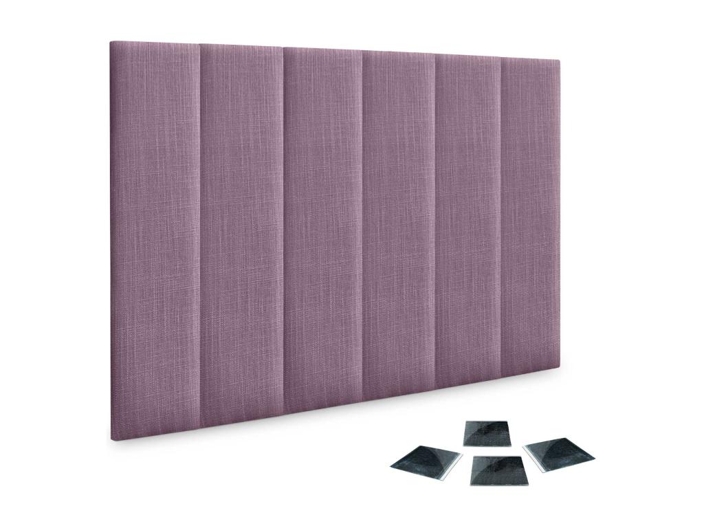 Decohaute Set of 6 Self-Adhesive Linen Wall Panels for Sound Absorption and Shock Protection, and Decohaute Headboards, 60x30cm x6 TDRU48584