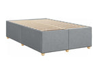 Decohaute bed base with light grey mattress 120x200cm Fabric CVGP17227