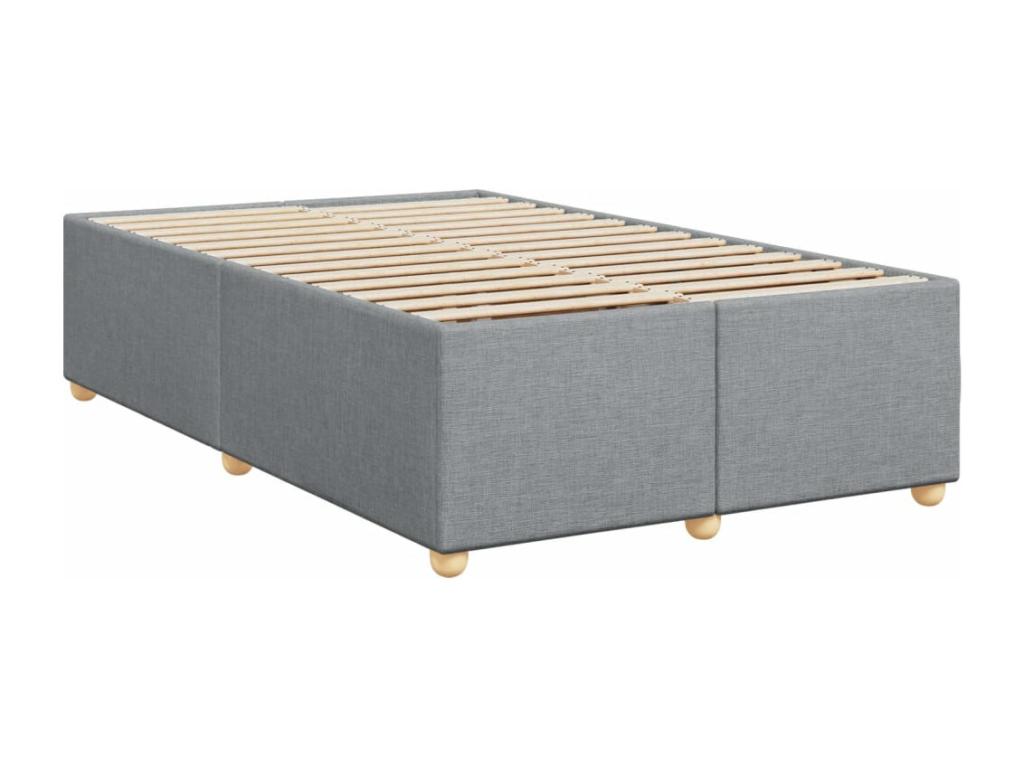 Decohaute bed base with light grey mattress 120x200cm Fabric CVGP17227