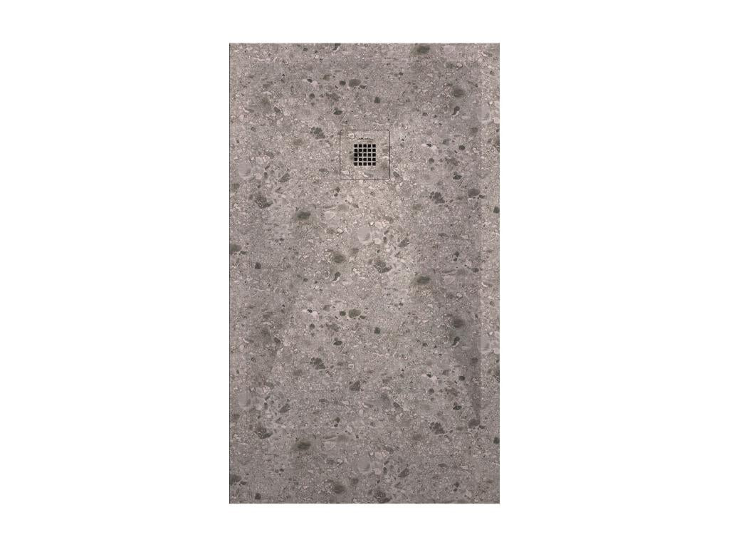Decohaute Beige Smooth Finish Shower Tray with Decohaute 3D Color Grid - 120x80 cm NIAQ08151