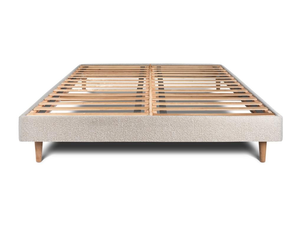 Decohaute Bouclette Beige 180x200 H29cm Bed Base JDVC03240