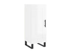 High-gloss white sideboard, 34.5x34x180 cm, engineered wood, VJCZ27236