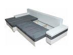 Domopure 169 Corner Sofa, Pink, Sleeping Function, Bedding Box, 310x175x83cm, DSFJ76696