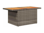 Decohaute WNFK72051 8-piece garden furniture set with cushions, grey woven resin