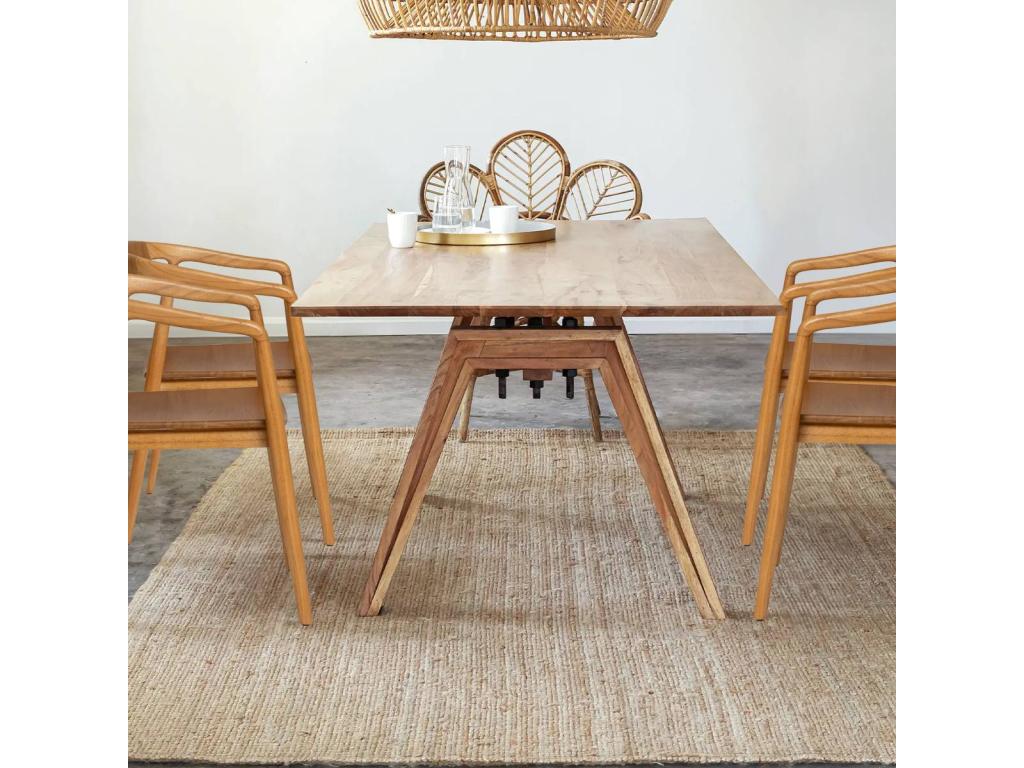 Domopure JBTQ92976 Wooden Dining Table