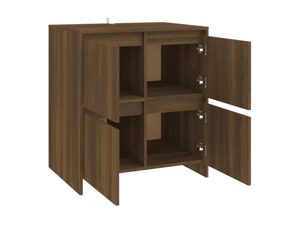 2-piece sideboard set, brown oak, 70x41x75 cm, JTOX56044