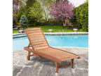 Chicyla fir wood sun lounger SCQI85695