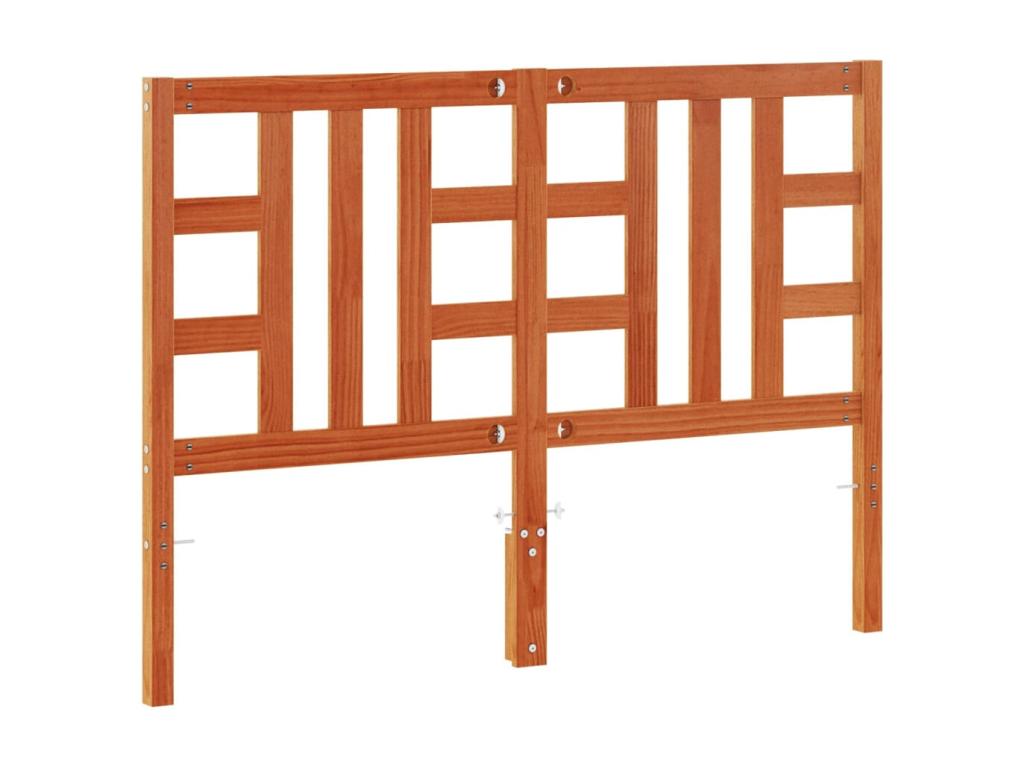 Brown headboard 150cm solid pine wood WNKZ31745