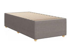 Domopure 90x190 cm bed frame without mattress, fabric YUAZ67750