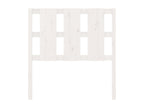 White headboard 105.5x4x100 cm solid pine wood RLLE87527