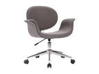 Grey Fabric Swivel Office Chair 3 JHTK72532