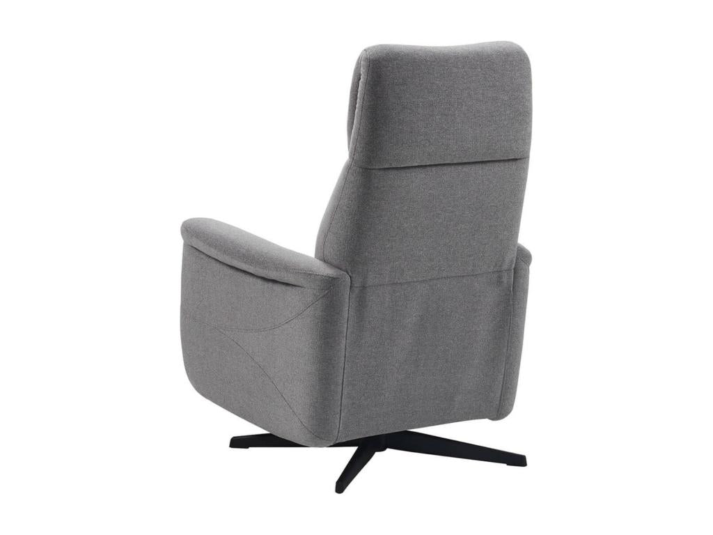 Kastelle 2-Motor Electric Recliner Chair in Dark Grey Fabric ZQEH92487