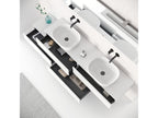 Decohaute 9-piece double vanity unit in matte white GJYY49910