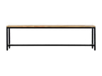 Dining bench 160cm Raw solid mango wood QRFQ34764