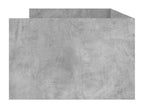 Bed frame with drawers, concrete grey, 90x200 cm XDUM02095