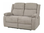Decohaute - Decohaute Electric 2-Seater Sofa in Light Grey Fabric QIRR75638