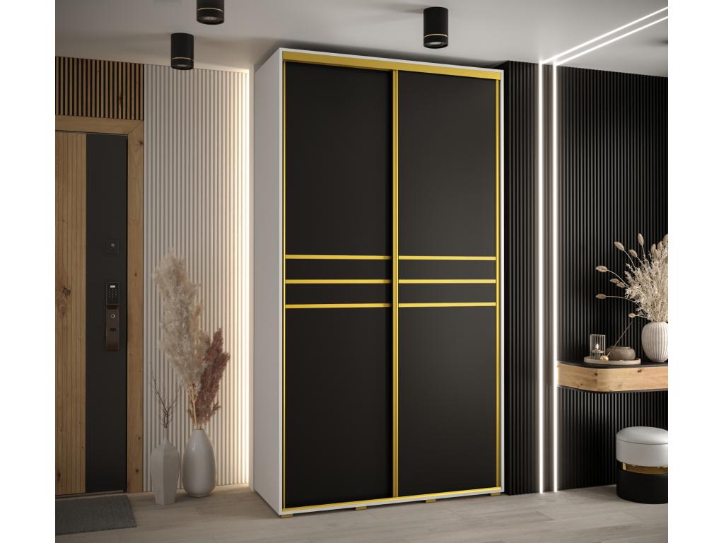 Domopure 10 Sliding Door Wardrobe 235.2/140/45 2 Doors QLMC99705