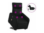 Black faux leather electric reclining massage chair YSUZ20179