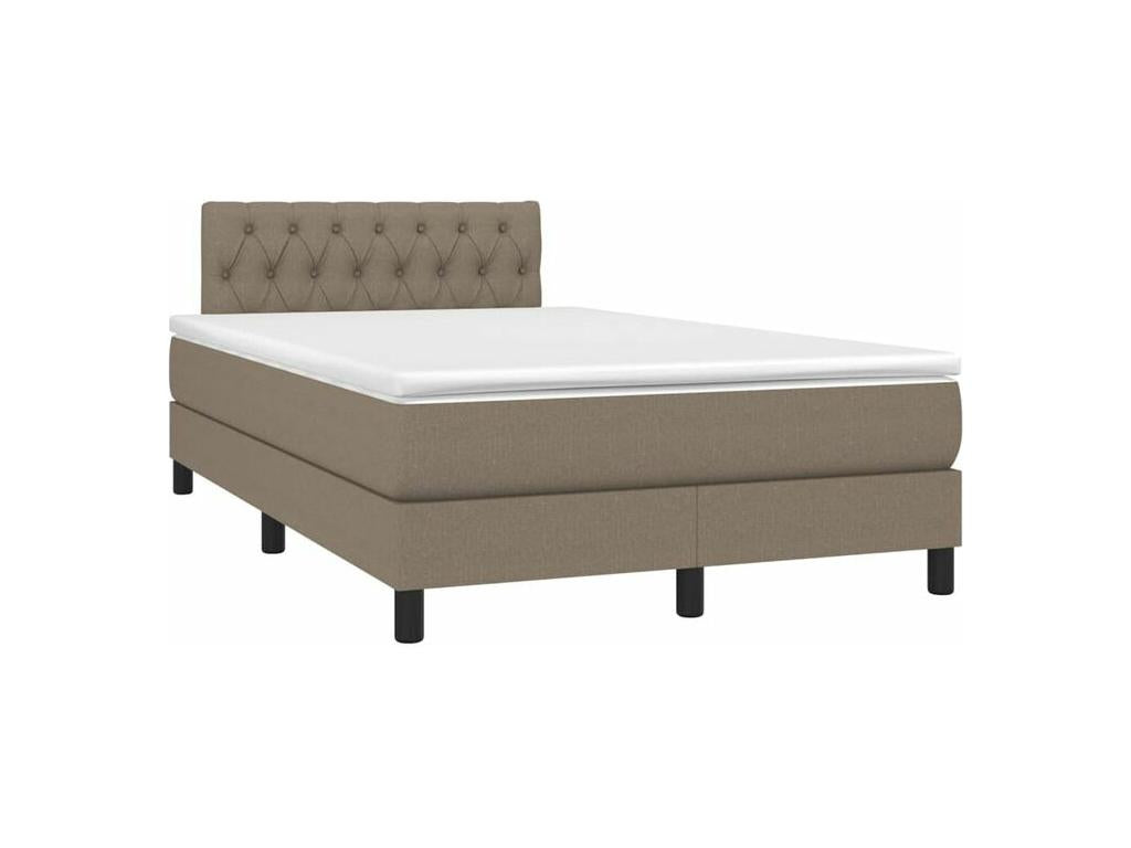 Decohaute bed base with LED mattress, 120x200 cm, fabric QXHB24639
