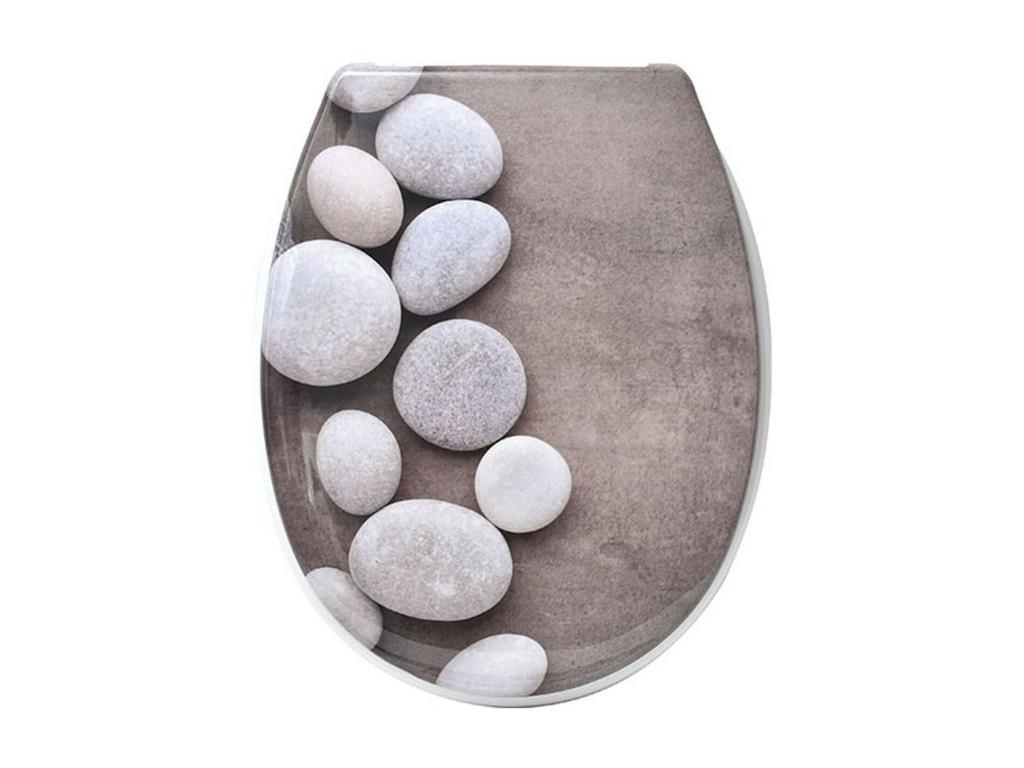 Salomé decorative Thermodur toilet seat with soft-close mechanism CQFL40516