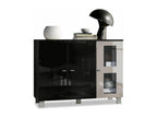 Matte Black and Sand Grey Lacquered Furniture, WxHxD 107x81x35 cm, UFVN41902