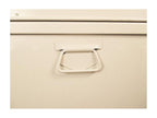 Decohaute white metal trunk with polyurethane handle, 265 liters, UCJD99322