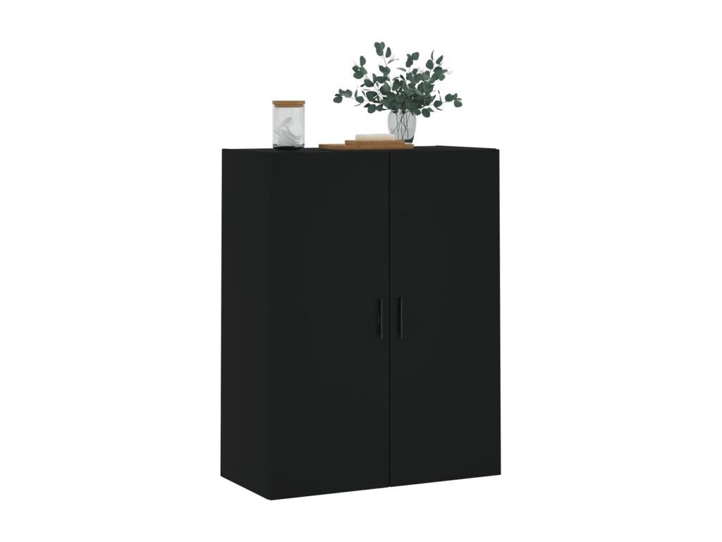 Black wall cabinet 69.5x34x90 cm NWVQ49787