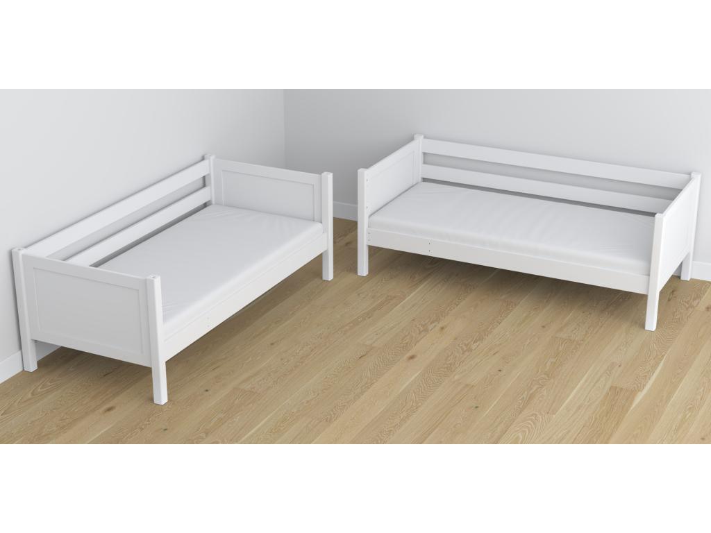 Wooden bunk bed N02 White 90x180 RCNQ69498