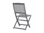 Folding Outdoor Chairs, 2 pcs, Solid Wood, Decohaute, 2 IDPQ37356