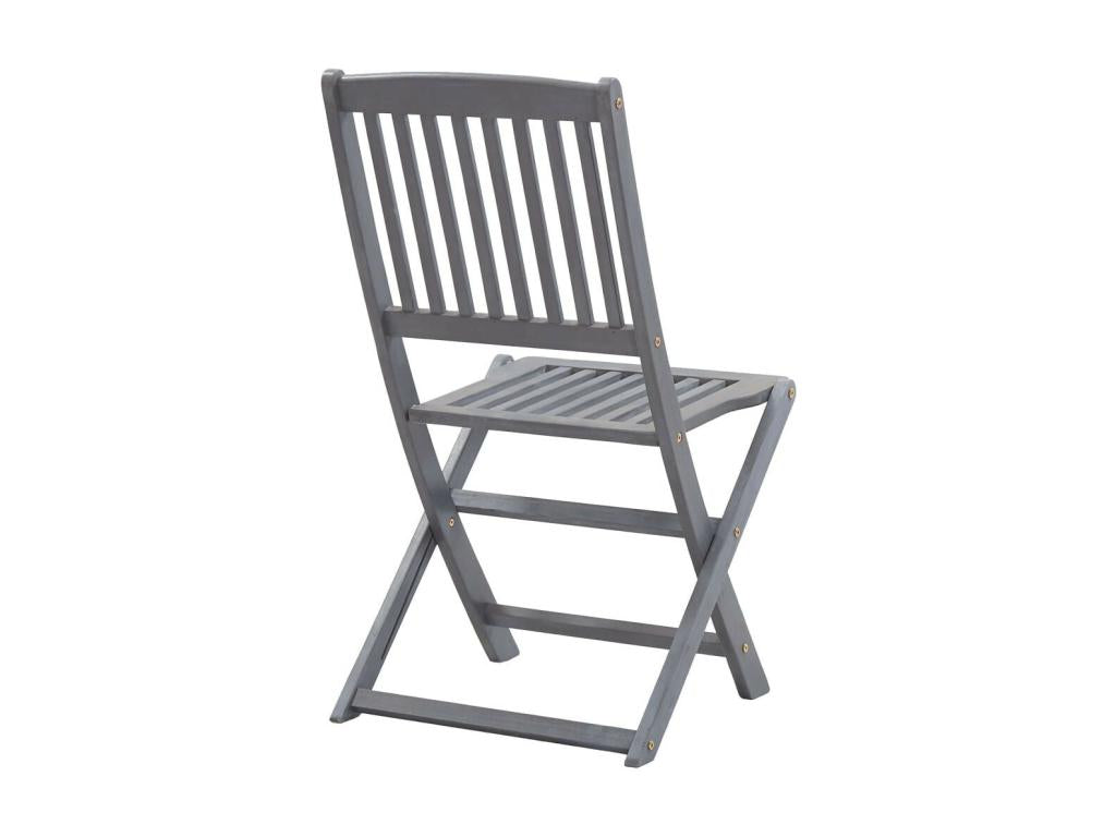 Folding Outdoor Chairs, 2 pcs, Solid Wood, Decohaute, 2 IDPQ37356