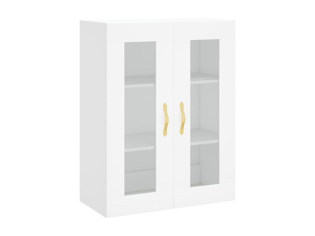 White Highboard 69.5x34x180 cm Engineered Wood ECJK68211