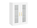 White Highboard 69.5x34x180 cm Engineered Wood ECJK68211